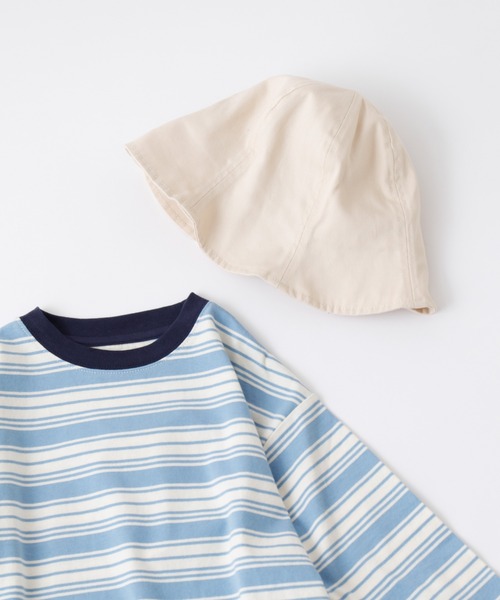 CIAOPANIC TYPY（チャオパニックティピー）の「【KIDS】UV機能付きチューリップハット（ハット・キッズ・ホワイト/ベージュ・ONE SIZE）」の6枚目の写真