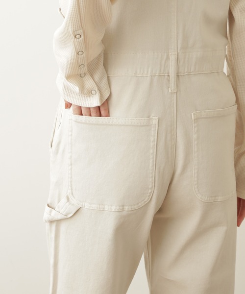 N.（N. Natural Beauty Basic）（エヌエヌナチュラルビューティーベーシック）の「◆ストレートオーバーオール（サロペット/オーバーオール・レディース・ブラック/ナチュラル・MEDIUM）」の13枚目の写真