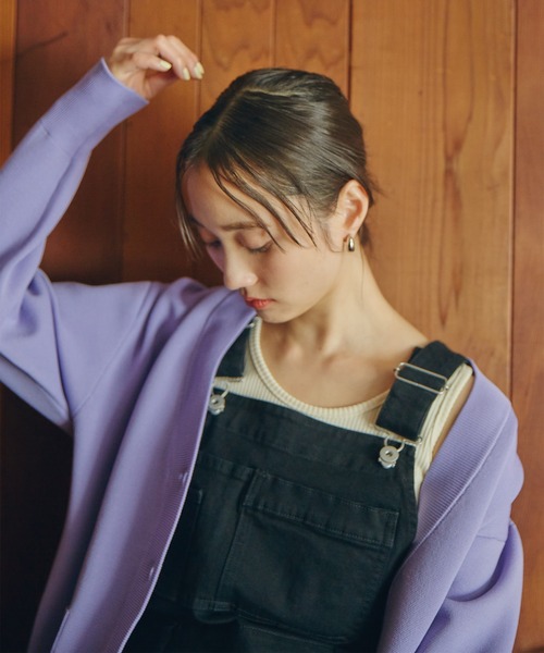 N.（N. Natural Beauty Basic）（エヌエヌナチュラルビューティーベーシック）の「◆ストレートオーバーオール（サロペット/オーバーオール・レディース・ブラック/ナチュラル・MEDIUM）」の15枚目の写真