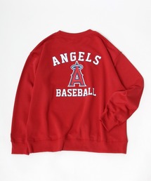 MLB（メジャーリーグベースボール）の「MLBメジャーリーグベースボールチームロゴバックプリント スウェットトレーナー（スウェット）」