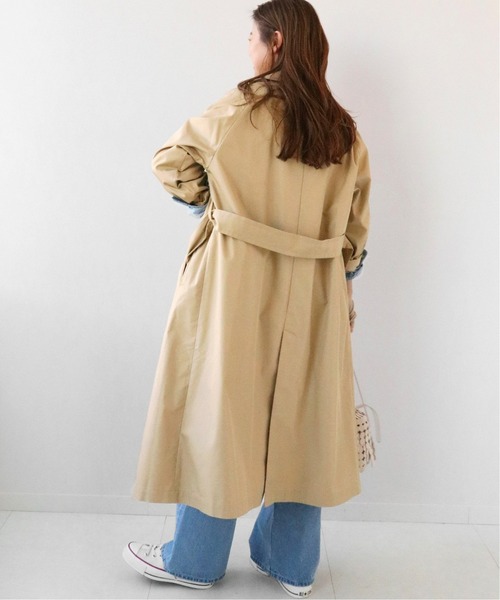 JOURNAL STANDARD relume(ジャーナルスタンダード レリューム)の「オーガニックコットン混イージーコート◆(その他アウター・レディース・ベージュ/カーキ/ナチュラル・38/36)」の14枚目の写真