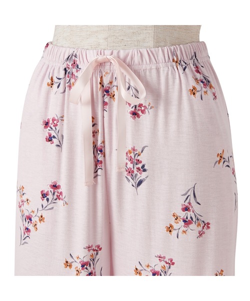 Francfranc(フランフラン)の「フラワープリント 半袖パジャマ ピンク(ワンピース・レディース・ピンク・FREE)」の9枚目の写真