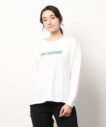 Right-on | 【HONEYSUCKLE ROSE】ロゴプリントロンＴ(Tシャツ/カットソー)