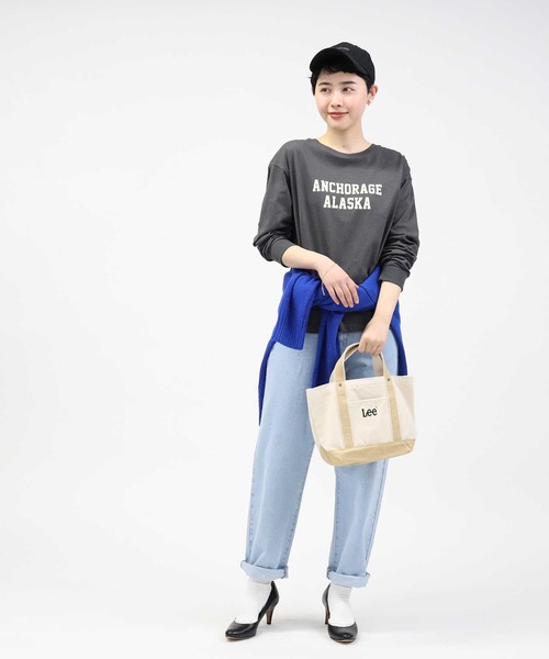 Right-on（ライトオン）の「【HONEYSUCKLE ROSE】ロゴプリントロンＴ（Tシャツ/カットソー・レディース・キナリ/ダークグレー/その他1/オフホワイト/ブラック×ホワイト/ブラック・L/M）」の17枚目の写真