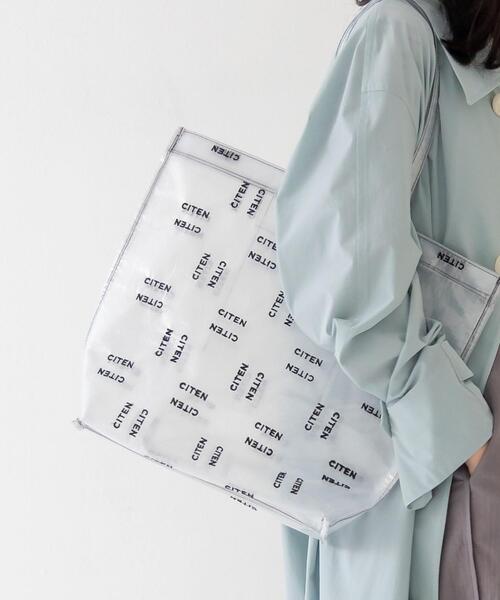 CITEN（シテン）の「＜CITEN（シテン）＞エンブロイダリー クリアトート（ショルダーバッグ・レディース・ホワイト・FREE）」の2枚目の写真
