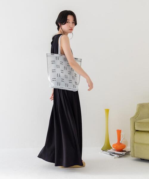 CITEN（シテン）の「＜CITEN（シテン）＞エンブロイダリー クリアトート（ショルダーバッグ・レディース・ホワイト・FREE）」の4枚目の写真