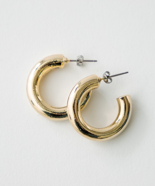 mystic（ミスティック）の「[eau un bijou]  hoop (pierce)（ピアス（両耳用）・レディース・シルバー/ゴールド・ONE SIZE）」の3枚目の写真