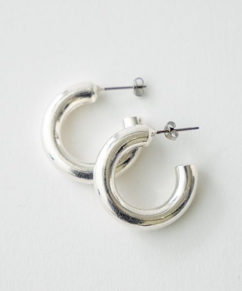 mystic（ミスティック）の「[eau un bijou]  hoop (pierce)（ピアス（両耳用）・レディース・シルバー/ゴールド・ONE SIZE）」の7枚目の写真