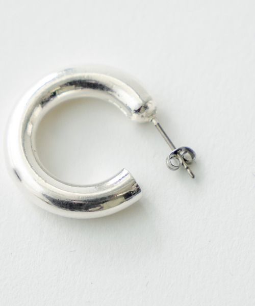 mystic（ミスティック）の「[eau un bijou]  hoop (pierce)（ピアス（両耳用）・レディース・シルバー/ゴールド・ONE SIZE）」の4枚目の写真