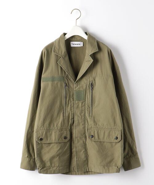 green label relaxing（グリーンレーベルリラクシング）の「＜Tanacana (タナカーナ)＞ フライト ジャケット（その他アウター・レディース・ブラック/オリーブ・FREE）」の9枚目の写真