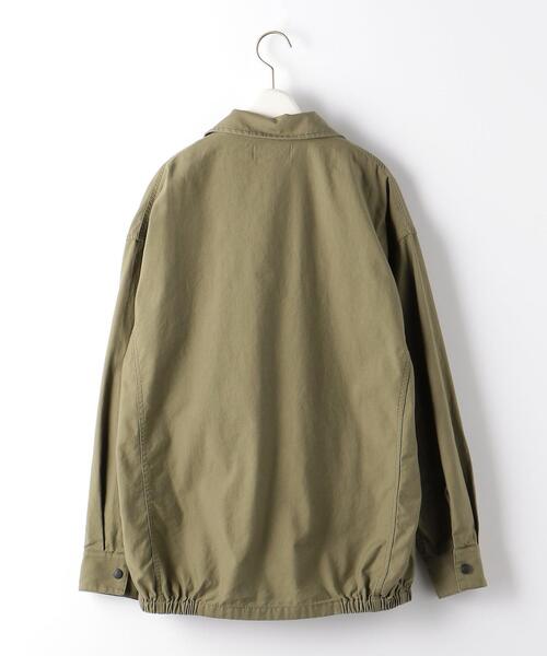 green label relaxing（グリーンレーベルリラクシング）の「＜Tanacana (タナカーナ)＞ フライト ジャケット（その他アウター・レディース・ブラック/オリーブ・FREE）」の10枚目の写真