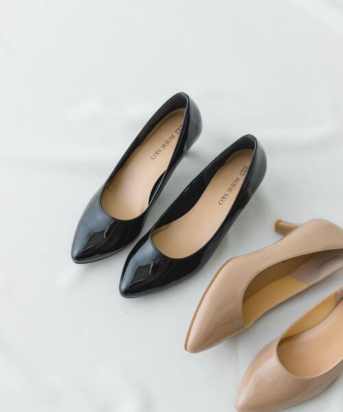 RODE SKO（ロデスコ）の「5センチエナメルパンプス（パンプス・レディース・ブラック/グレー系その他・37/38/36/39/35）」の7枚目の写真