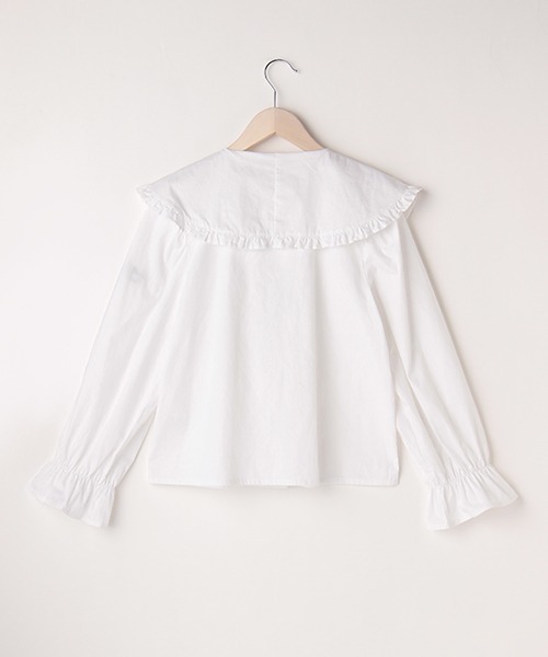 by LOVEiT（バイラビット）の「キラキラボタンブラウス（シャツ/ブラウス・キッズ・マルチ/ホワイト/サックスブルー・120cm/150cm/140cm/130cm/160cm）」の5枚目の写真