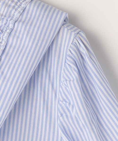 by LOVEiT（バイラビット）の「キラキラボタンブラウス（シャツ/ブラウス・キッズ・マルチ/ホワイト/サックスブルー・120cm/150cm/140cm/130cm/160cm）」の11枚目の写真