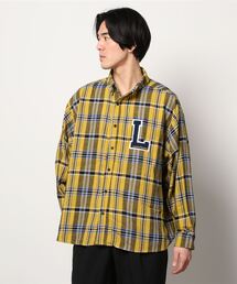 LUSOR | LUSOR（ルーソル）Wappen SHIRTS ワッペンチェックシャツ(シャツ/ブラウス)