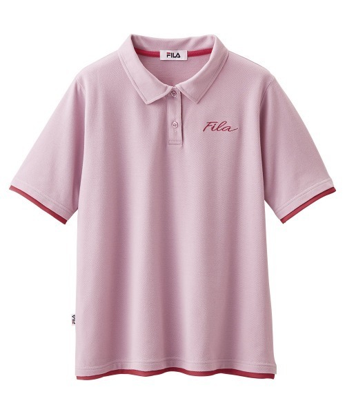 FILA(フィラ)の「<FILA/フィラ>機能付洗練配色ポロシャツ(ポロシャツ・レディース・ブラック/ネイビー/グレー/ブルーグリーン/ラベンダー・LL/M/L)」の7枚目の写真