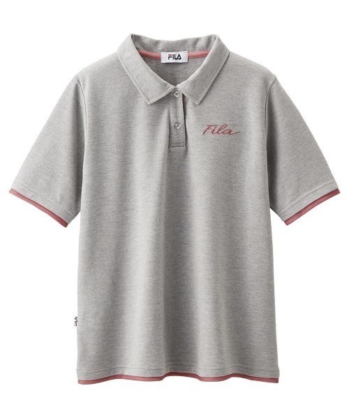 FILA(フィラ)の「<FILA/フィラ>機能付洗練配色ポロシャツ(ポロシャツ・レディース・ブラック/ネイビー/グレー/ブルーグリーン/ラベンダー・LL/M/L)」の19枚目の写真