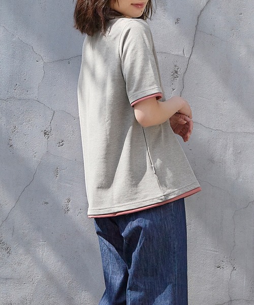 FILA(フィラ)の「<FILA/フィラ>機能付洗練配色ポロシャツ(ポロシャツ・レディース・ブラック/ネイビー/グレー/ブルーグリーン/ラベンダー・LL/M/L)」の18枚目の写真