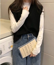 sevens | 【sevens】Vネックニットベスト(ベスト)
