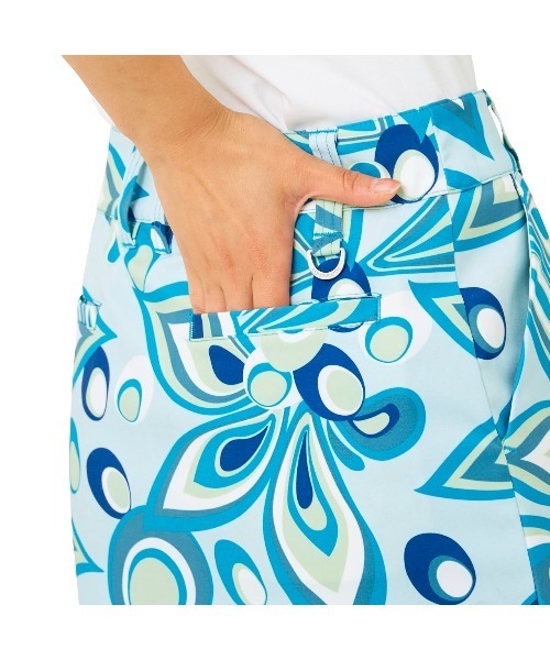 Loudmouth(ラウドマウス)の「LOUDMOUTH/ラウドマウス ゴルフウェア 総柄 シャガデリック UVカット ストレッチ ひざ上 ミニ丈 スカート(スカート・レディース・イエロー/ターコイズブルー/ホワイト/ピンク・M/L/LL/S)」の20枚目の写真