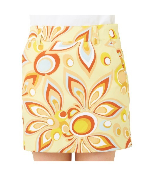 Loudmouth(ラウドマウス)の「LOUDMOUTH/ラウドマウス ゴルフウェア 総柄 シャガデリック UVカット ストレッチ ひざ上 ミニ丈 スカート(スカート・レディース・イエロー/ターコイズブルー/ホワイト/ピンク・M/L/LL/S)」の22枚目の写真