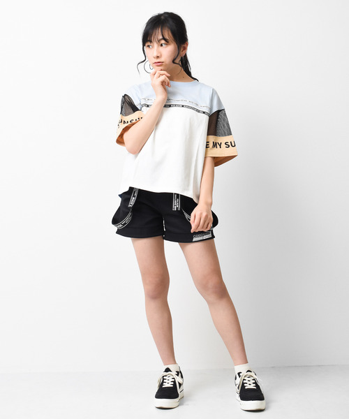 RiCO SUCRE（リコシュクレ）の「サス付ツイルショートパンツ（その他パンツ・キッズ・オフホワイト/インディゴブルー/ブラック/ベージュ/ミント・160/165/150/130/140）」の18枚目の写真