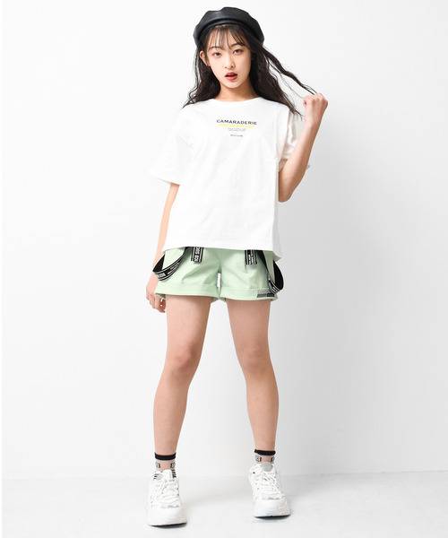 RiCO SUCRE（リコシュクレ）の「サス付ツイルショートパンツ（その他パンツ・キッズ・オフホワイト/インディゴブルー/ブラック/ベージュ/ミント・160/165/150/130/140）」の20枚目の写真