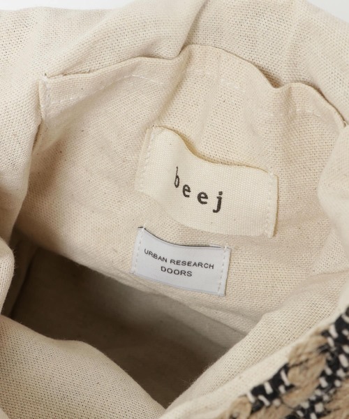 URBAN RESEARCH DOORS（アーバンリサーチドアーズ）の「『別注』beej×DOORS　ジオメトリックトートバッグ（トートバッグ・レディース・ブラウン/ブラック・ONE）」の11枚目の写真