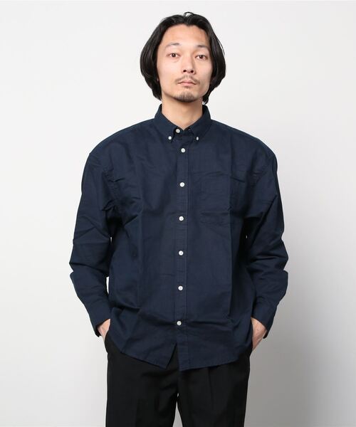 GAP（ギャップ）の「リネン ビッグシャツ（シャツ/ブラウス・メンズ・ホワイト/ネイビー/ピンク/ブルー・S/M/L/XL/XS）」の9枚目の写真
