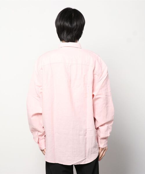 GAP（ギャップ）の「リネン ビッグシャツ（シャツ/ブラウス・メンズ・ホワイト/ネイビー/ピンク/ブルー・S/M/L/XL/XS）」の13枚目の写真