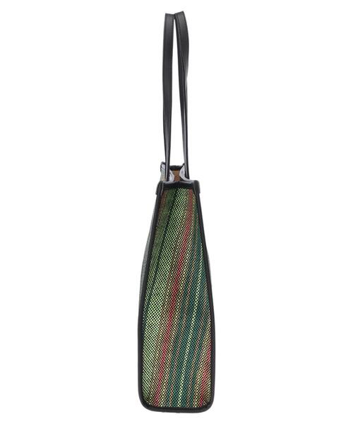 AMERICAN HOLIC（アメリカンホリック）の「カラフル雑材スクエアトートバッグB（トートバッグ・レディース・グリーン・FREE）」の9枚目の写真