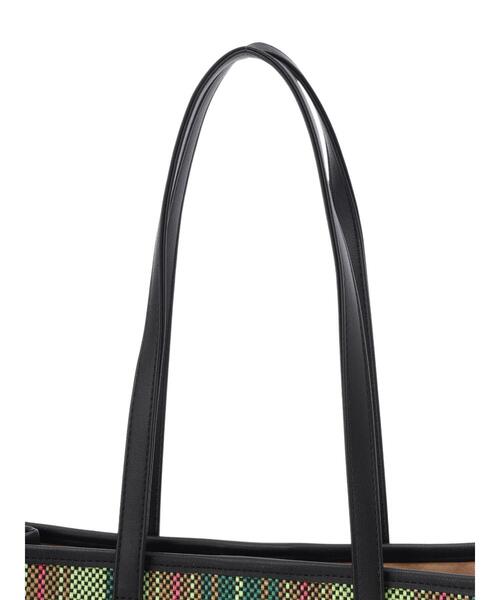 AMERICAN HOLIC（アメリカンホリック）の「カラフル雑材スクエアトートバッグB（トートバッグ・レディース・グリーン・FREE）」の10枚目の写真