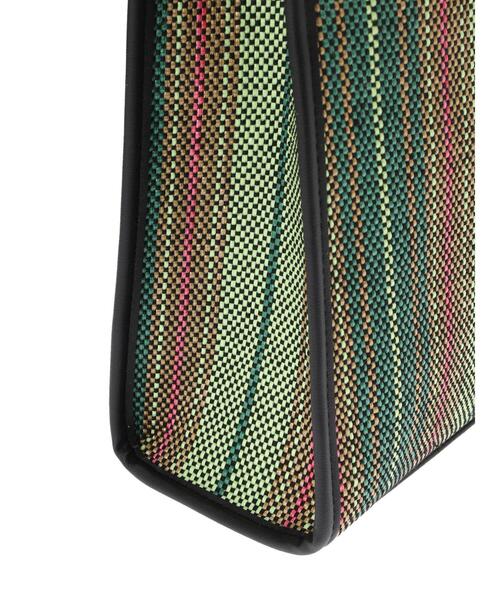 AMERICAN HOLIC（アメリカンホリック）の「カラフル雑材スクエアトートバッグB（トートバッグ・レディース・グリーン・FREE）」の11枚目の写真