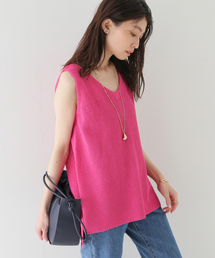 【ADAWAS / アダワス】 PAPER YARN TANKニット