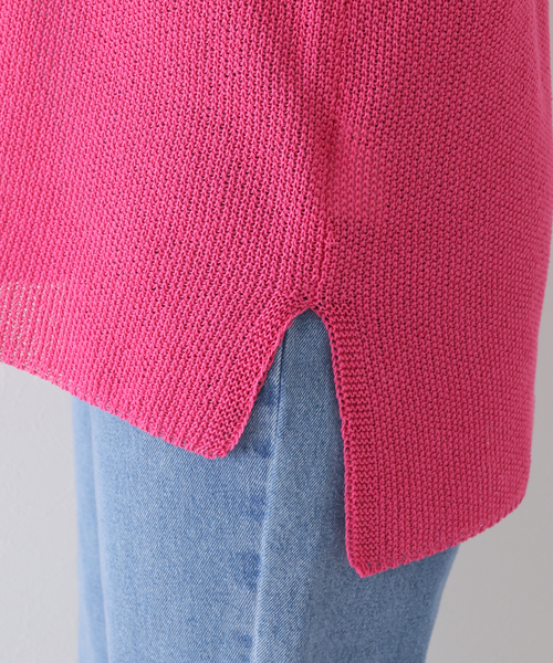 SLOBE IENA(スローブイエナ)の「【ADAWAS / アダワス】 PAPER YARN TANKニット(ニット/セーター・レディース・ピンク・FREE)」の11枚目の写真