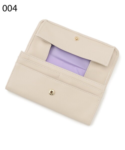 DRESKIP（ドレスキップ）の「◆がばっと開くやわらか長財布（財布・レディース・アイボリー/ブラック/イエロー・00）」の10枚目の写真