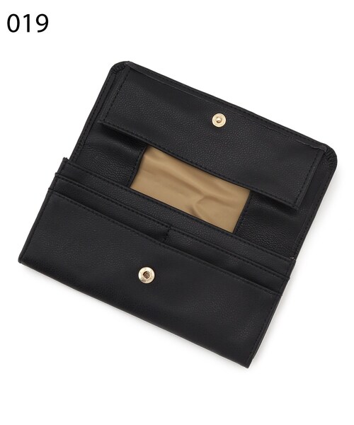 DRESKIP（ドレスキップ）の「◆がばっと開くやわらか長財布（財布・レディース・アイボリー/ブラック/イエロー・00）」の11枚目の写真