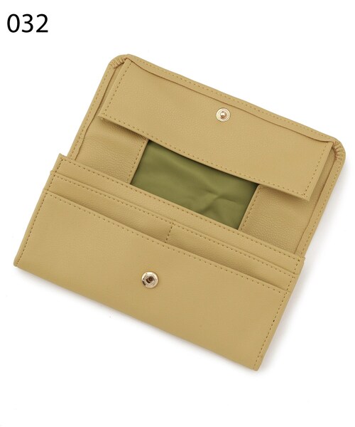 DRESKIP（ドレスキップ）の「◆がばっと開くやわらか長財布（財布・レディース・アイボリー/ブラック/イエロー・00）」の12枚目の写真