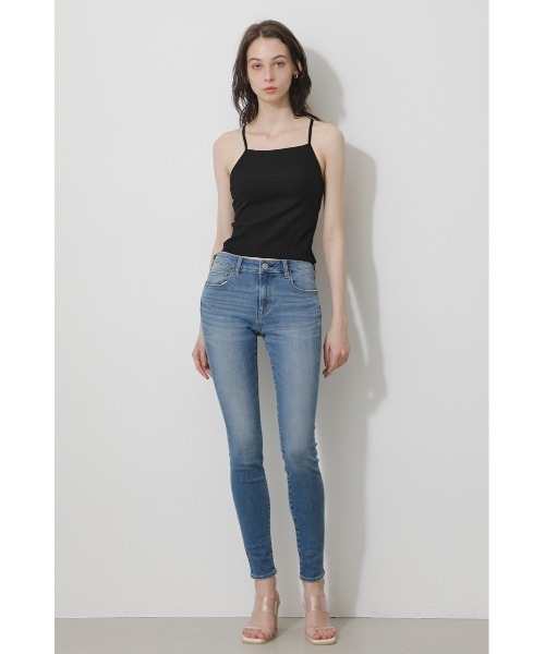 AZUL by moussy(アズールバイマウジー)の「BASIC BACK CROSS CAMISOLE/ベーシックバッククロスキャミソール(チューブトップ・レディース・ブラック/オレンジ/ライトカーキ/オフホワイト・MEDIUM/SMALL)」の21枚目の写真