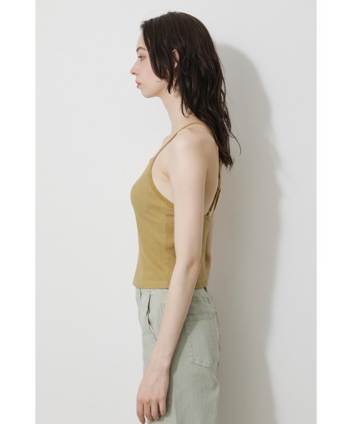 AZUL by moussy(アズールバイマウジー)の「BASIC BACK CROSS CAMISOLE/ベーシックバッククロスキャミソール(チューブトップ・レディース・ブラック/オレンジ/ライトカーキ/オフホワイト・MEDIUM/SMALL)」の20枚目の写真