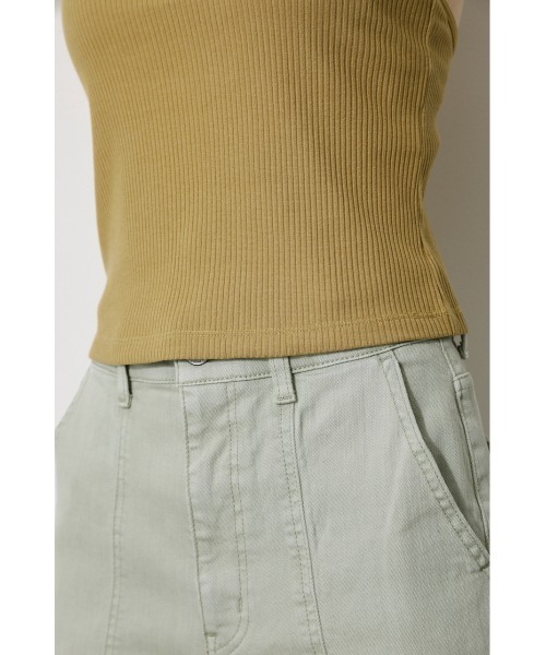 AZUL by moussy(アズールバイマウジー)の「BASIC BACK CROSS CAMISOLE/ベーシックバッククロスキャミソール(チューブトップ・レディース・ブラック/オレンジ/ライトカーキ/オフホワイト・MEDIUM/SMALL)」の15枚目の写真