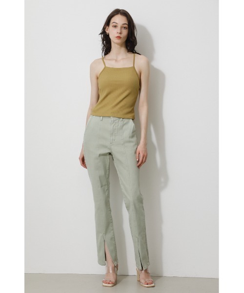AZUL by moussy(アズールバイマウジー)の「BASIC BACK CROSS CAMISOLE/ベーシックバッククロスキャミソール(チューブトップ・レディース・ブラック/オレンジ/ライトカーキ/オフホワイト・MEDIUM/SMALL)」の13枚目の写真