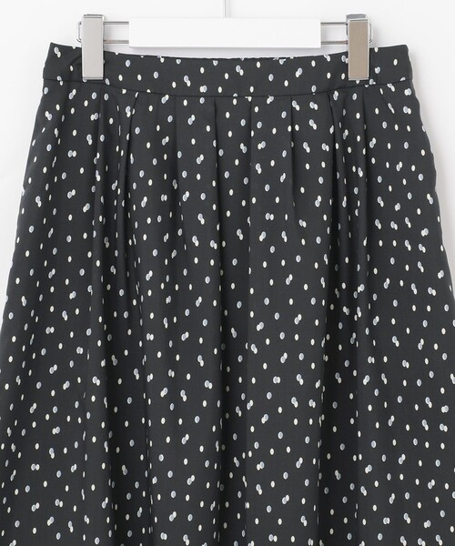 J.PRESS Ladies(J.プレス レディス)の「【洗える】P/スパンローン変形ドットプリント スカート(スカート・レディース・ネイビー系5/グレー系5・XS/XXS)」の9枚目の写真