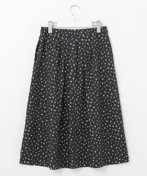 J.PRESS Ladies(J.プレス レディス)の「【洗える】P/スパンローン変形ドットプリント スカート(スカート・レディース・ネイビー系5/グレー系5・XS/XXS)」の12枚目の写真