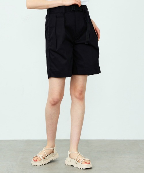 Lee（リー）の「Lee/リー 【Lee OUTDOORS】タックイージー　アウトドアショートパンツ（その他パンツ・レディース・ブラック/ベージュ/インディゴブルー/ダークインディゴブルー・SMALL/X-SMALL/MEDIUM）」の2枚目の写真