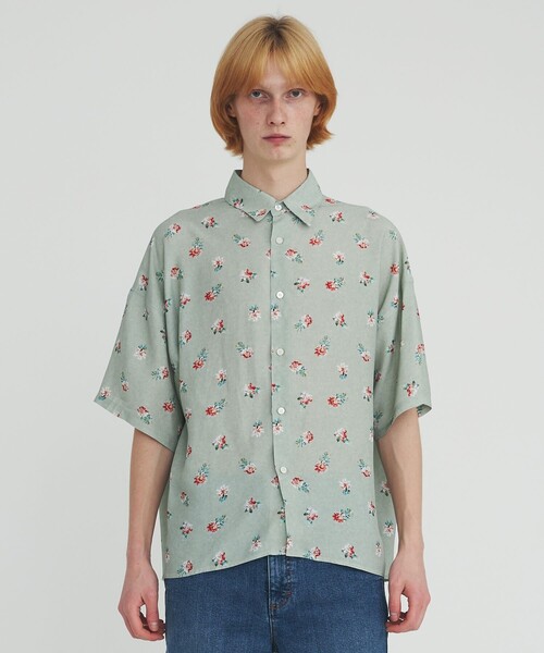Jieda（ジエダ）の「FLOWER OVERSIZED SHIRT S/S（シャツ/ブラウス・メンズ・その他2・1/2）」の4枚目の写真