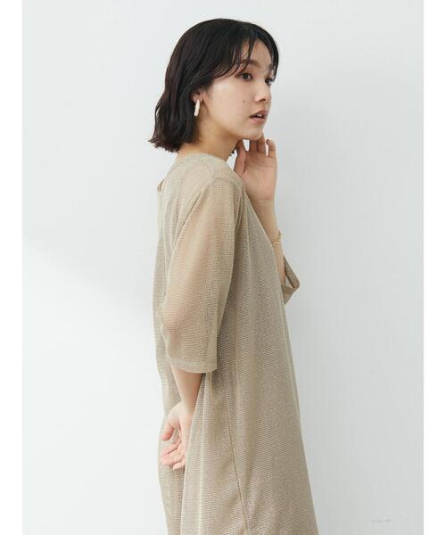 Green　Parks（グリーンパークス）の「SET2点 メッシュワンピース（ワンピース・レディース・ブラック/グリーン/ベージュ・FREE）」の17枚目の写真