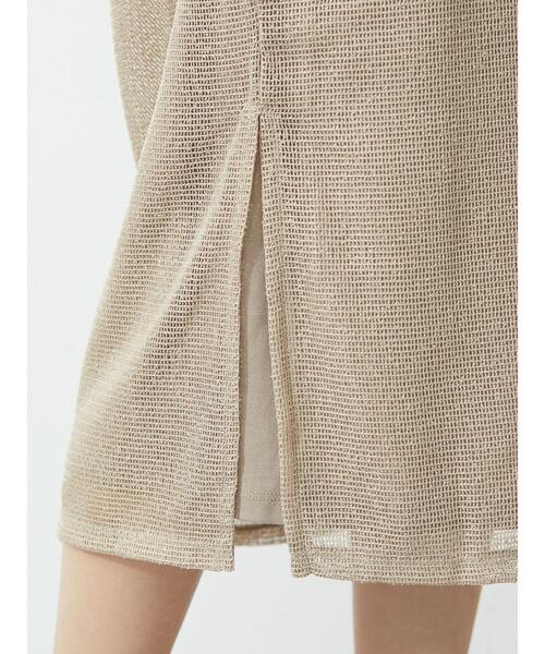 Green　Parks（グリーンパークス）の「SET2点 メッシュワンピース（ワンピース・レディース・ブラック/グリーン/ベージュ・FREE）」の9枚目の写真