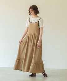 idem | 【ZOZOTOWN限定】dot tiered camisole onepiece/ドットティアードキャミワンピース(ワンピース)