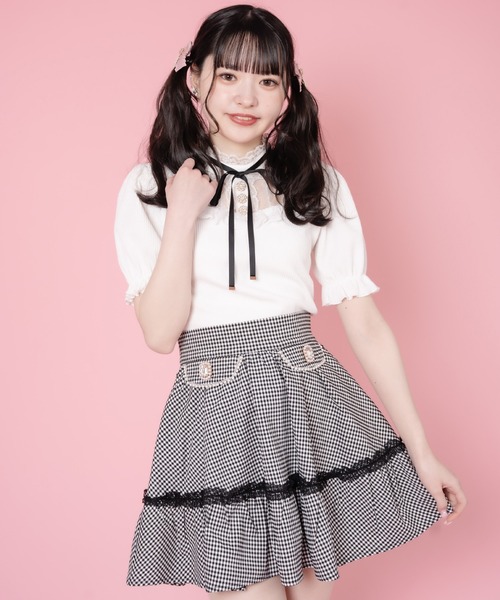 ROJITA（ロジータ）の「裾ペプラムフレアスカート（スカート・レディース・ブラック/グレー/ピンク・FREE）」の20枚目の写真